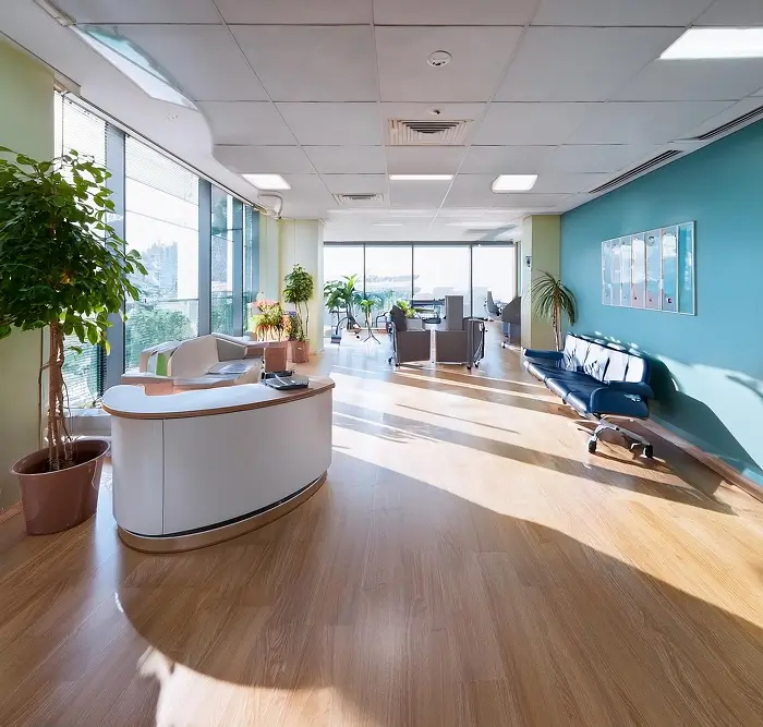 clinics vinyl flooring