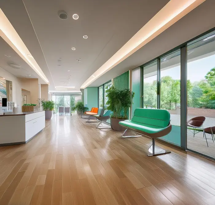 clinics vinyl flooring