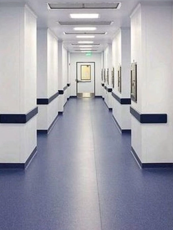 hospital vinyl flooring installation